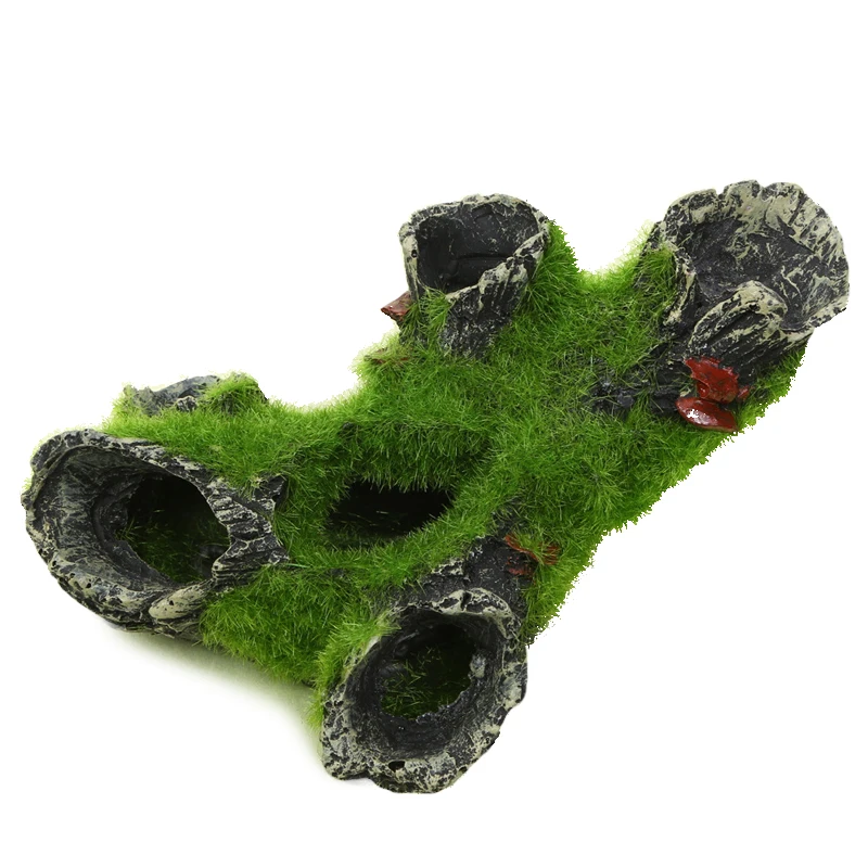 Resin Breeding Hiding Cave Simulation Shrimp Cave House Decorative Props Tree House Shelter Crafts Arts for Aquarium Landscaping thumbnail 3
