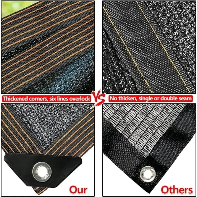 Shade Cloth  90% Sunblock Net for Garden  Shade Sails for Plants  Outdoor Shade Net Cover Sun Shade Cloths for Kennel Chicken thumbnail 6