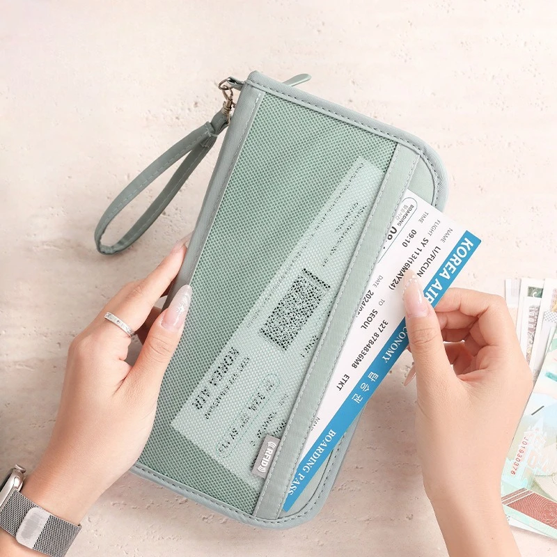 Travel Wallet Family Passport Holder Carry Storage Case Passport Holder Cash Document Organizer for Cards/Tickets thumbnail 4