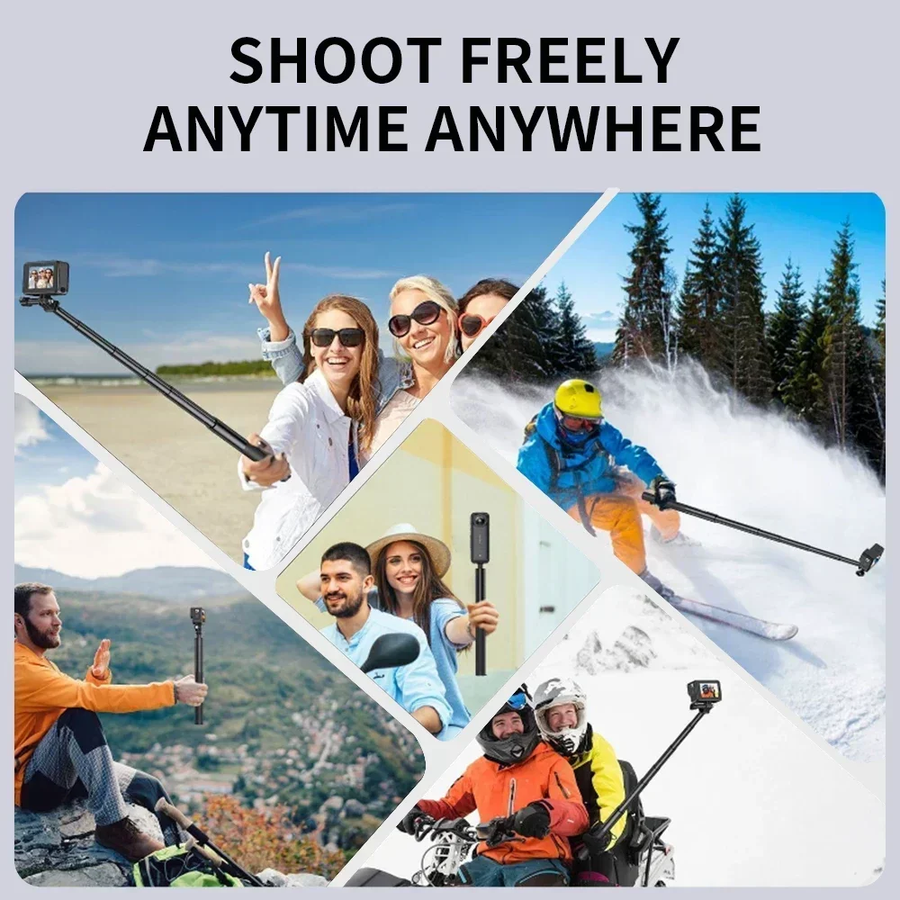For Insta360 x5 x4 x3 Carbon Fiber Invisible Selfie Stick 1.5m 3m Bullet Time Bundle Tripod Handle for Insta 360 Accessories thumbnail 6