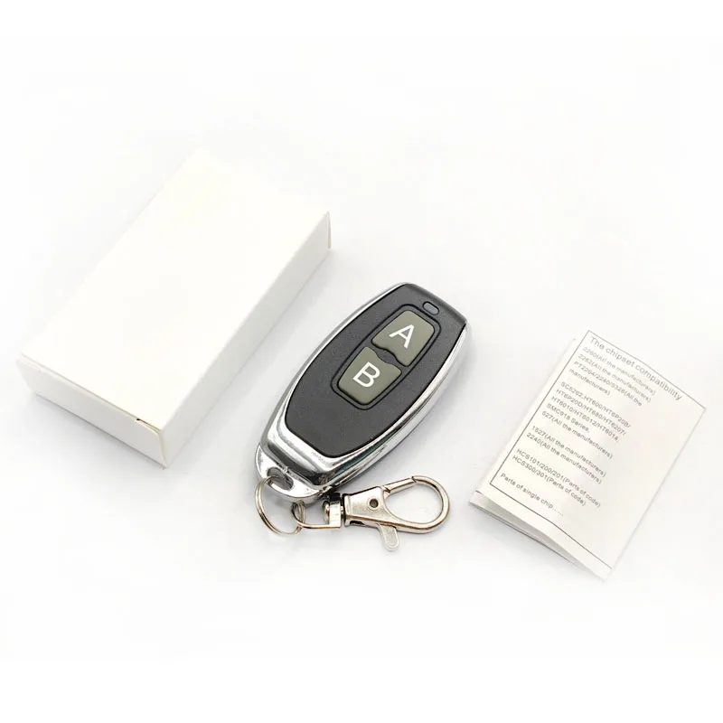 2 Buttons Garage Door Remote Control 433MHz 433.92 MHz Clone Fixed Code Transmitter 433 Gate KeyFob Hand Transmitter thumbnail 2