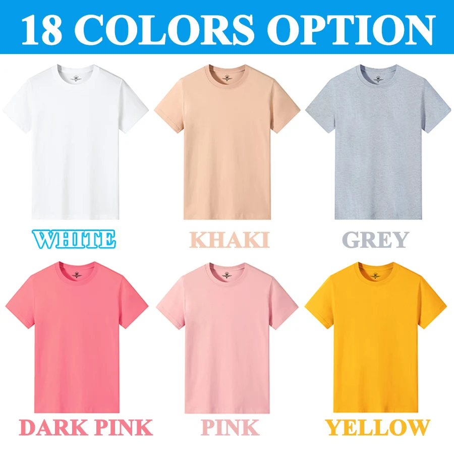 Cotton T Shirts Men Short Fashion 2026 O-Neck Slim T-Shirt Male Casual Solid Color Tee Shirt 18 Colors Plus Size M-6XL Wholesale thumbnail 2