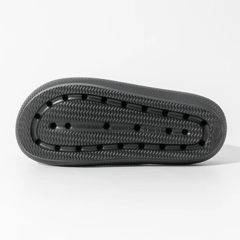 Men's Slippers Summer Indoor Non-Slip Wear-Resistant Lightweight Soft Bottom Buckle Adjustable Simple Breathable Platform Shoes thumbnail 2