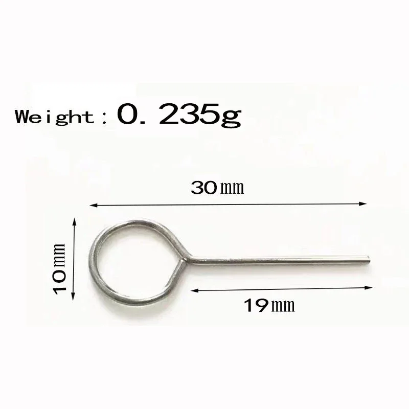 100pcs Eject Sim Card Ejector Tool Pick-up Pin Universal Mobile Phone Remover Tray to Open For IPhone 13 Xiaomi Samsung huawei thumbnail 2