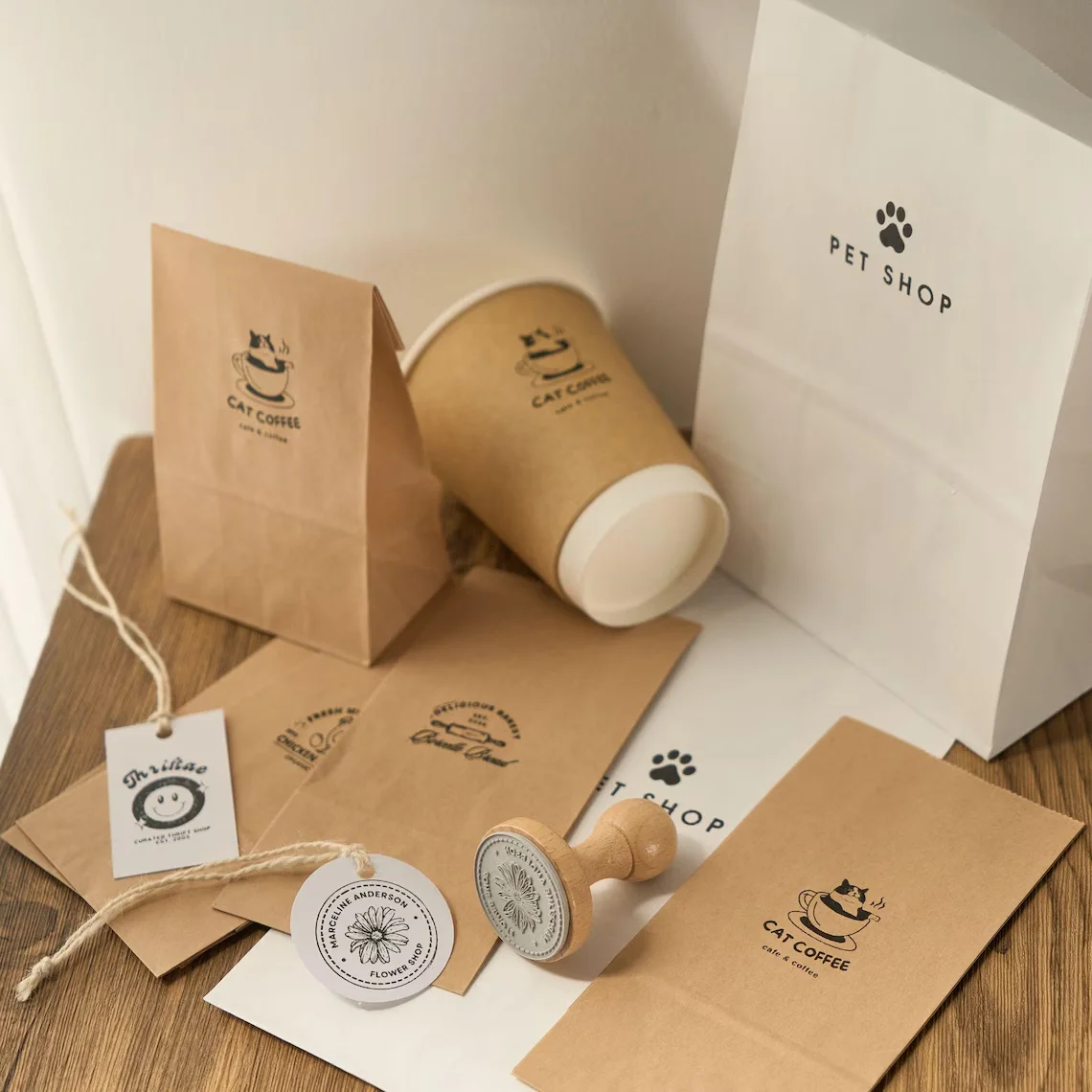 Custom Wooden Stamp Personalized Stamp Wedding Seal Stamp Logo For Invitation Stationery Custom Name Business Wedding Branding thumbnail 4