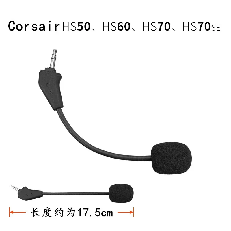 Replacement high quality Aux 3.5mm Microphone Suitable For Corsair HS50 Pro HS60 HS70 SE Gaming Headsets Headphones Gooseneck thumbnail 2