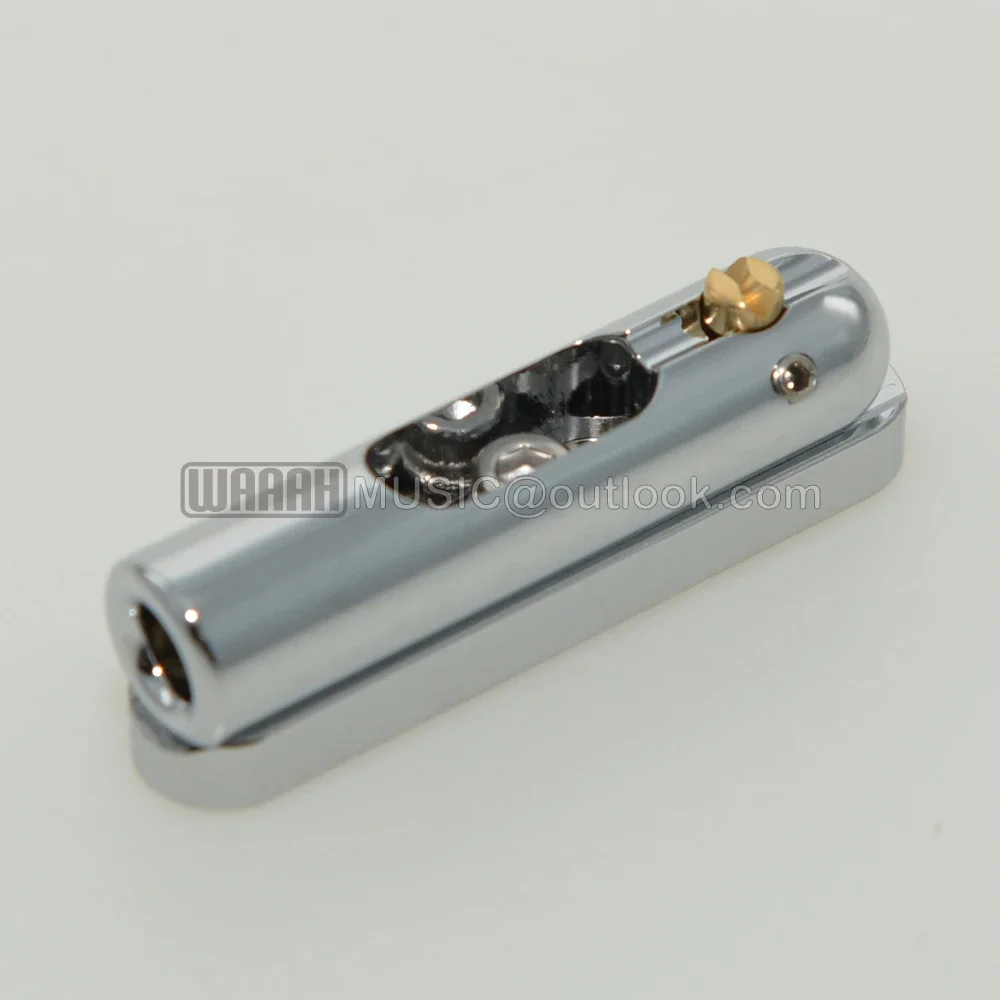 1Set Single Bridge Ultra Chrome Brass Guitar String Bridge 4 5 6 7 Strings For Electric Guitar thumbnail 4