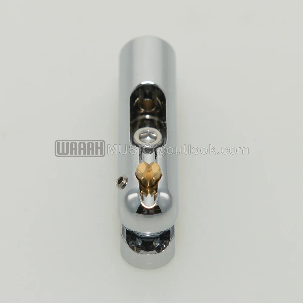 1Set Single Bridge Ultra Chrome Brass Guitar String Bridge 4 5 6 7 Strings For Electric Guitar thumbnail 3