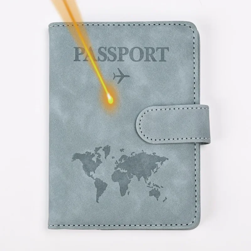 Custom Passport Cover Monogrammed Engraved Name Passport Cover Case Holder Wedding Bridesmaid Groomsman Gift Passport Wallet thumbnail 3