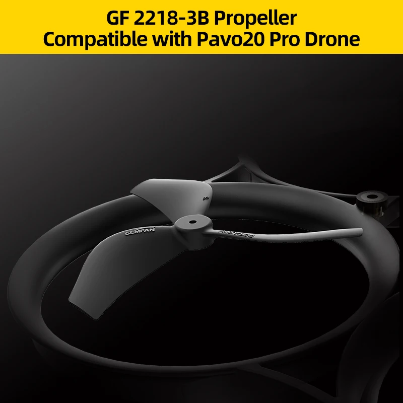 4/8/12/24PCS BETAFPV GEMFAN 2218 3-Blade Propellers Props For FPV Pavo20 Pro Brushless Bwhoop Frame Drone 1104 Brushless Motor thumbnail 2