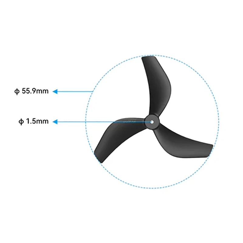 4/8/12/24PCS BETAFPV GEMFAN 2218 3-Blade Propellers Props For FPV Pavo20 Pro Brushless Bwhoop Frame Drone 1104 Brushless Motor thumbnail 6