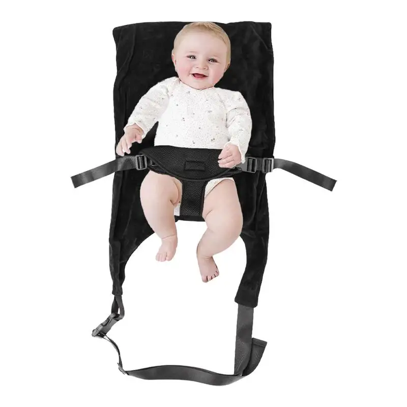 Airplane Bed Toddler Bed Kids Airplane Seat Extender Polyester Toddler Airplane Bed Baby Pedals Bed Foot Rest Hammock thumbnail 2