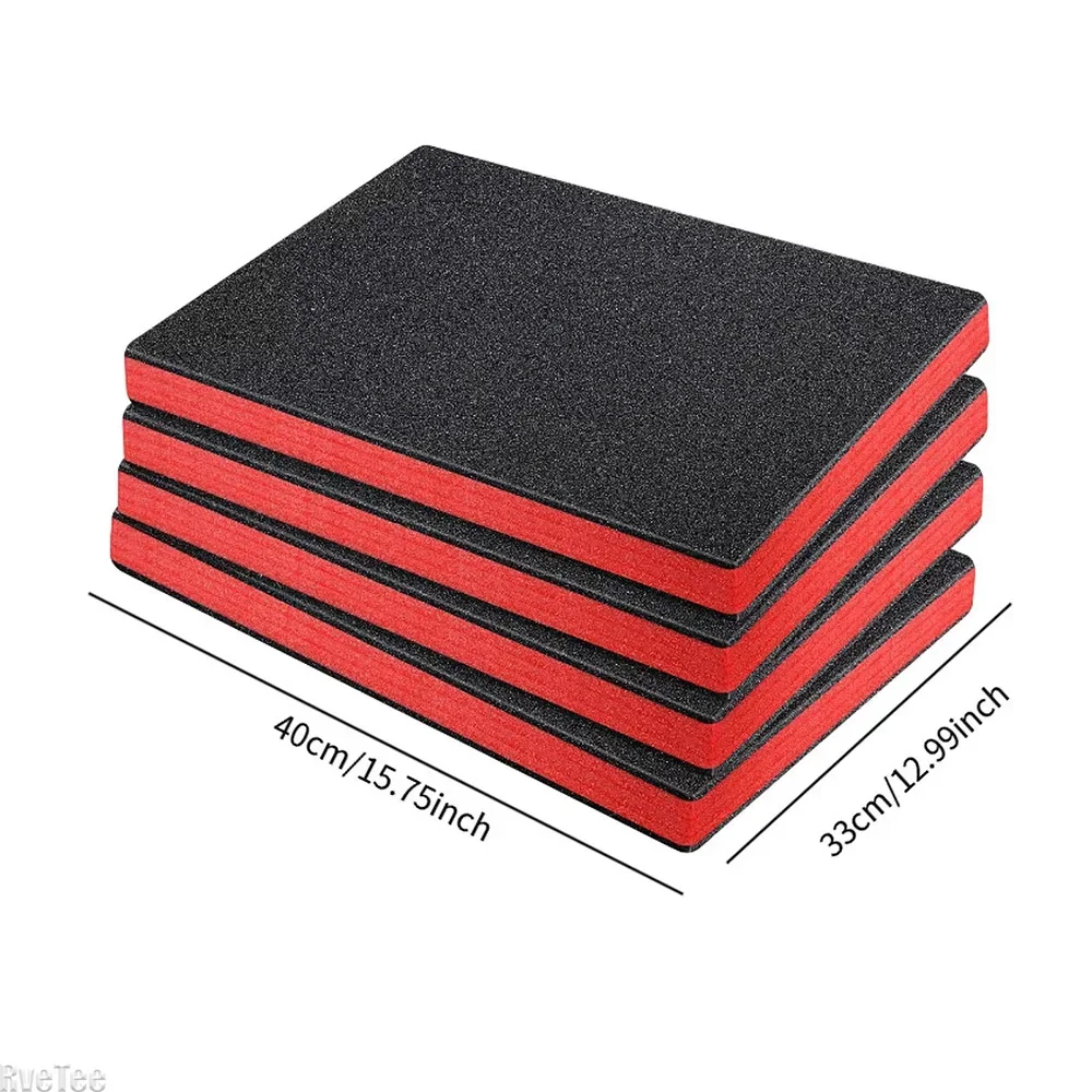 4Pcs Tool Box Foam Inserts Packing Foam Pads Camera Case Cushioning Insert Sheet for Transport DIY Crafts Toolbox Liner thumbnail 6