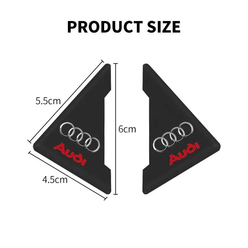 2Pcs Car Door Corner Cover Bumper Anti-scratch Protector For Audi A3 8L 8V 8P A4 B5 B6 B7 B8 A5 A6 C5 C6 C7 A7 A8 D2 D3 Q5 Q7 thumbnail 6