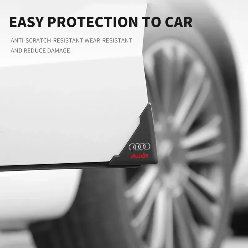 2Pcs Car Door Corner Cover Bumper Anti-scratch Protector For Audi A3 8L 8V 8P A4 B5 B6 B7 B8 A5 A6 C5 C6 C7 A7 A8 D2 D3 Q5 Q7 thumbnail 4