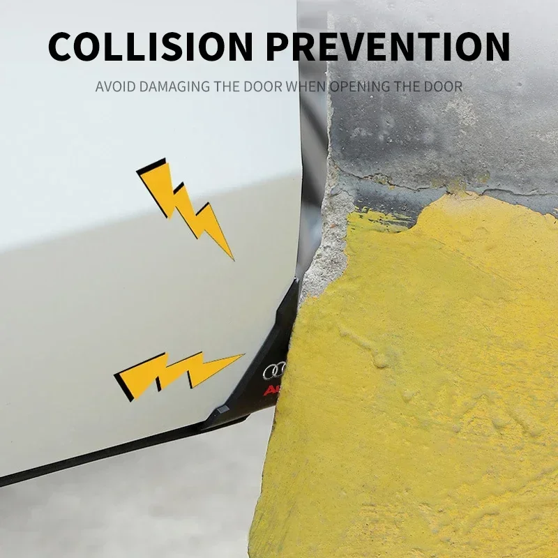 2Pcs Car Door Corner Cover Bumper Anti-scratch Protector For Audi A3 8L 8V 8P A4 B5 B6 B7 B8 A5 A6 C5 C6 C7 A7 A8 D2 D3 Q5 Q7 thumbnail 3