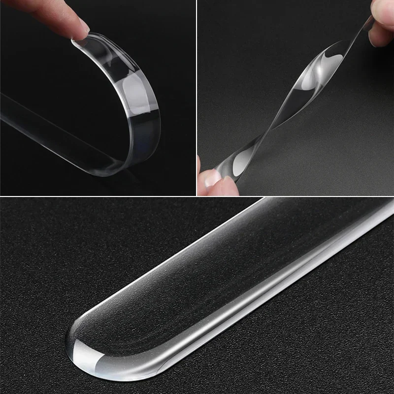 For Audi A4 B5 B6 A3 8P 8V 8L A5 A6 C6 C5 A1 A7 A8 Q2 Q3 TT Car Door Edge Anti Scratch Collision Protection Strip Stickers thumbnail 5