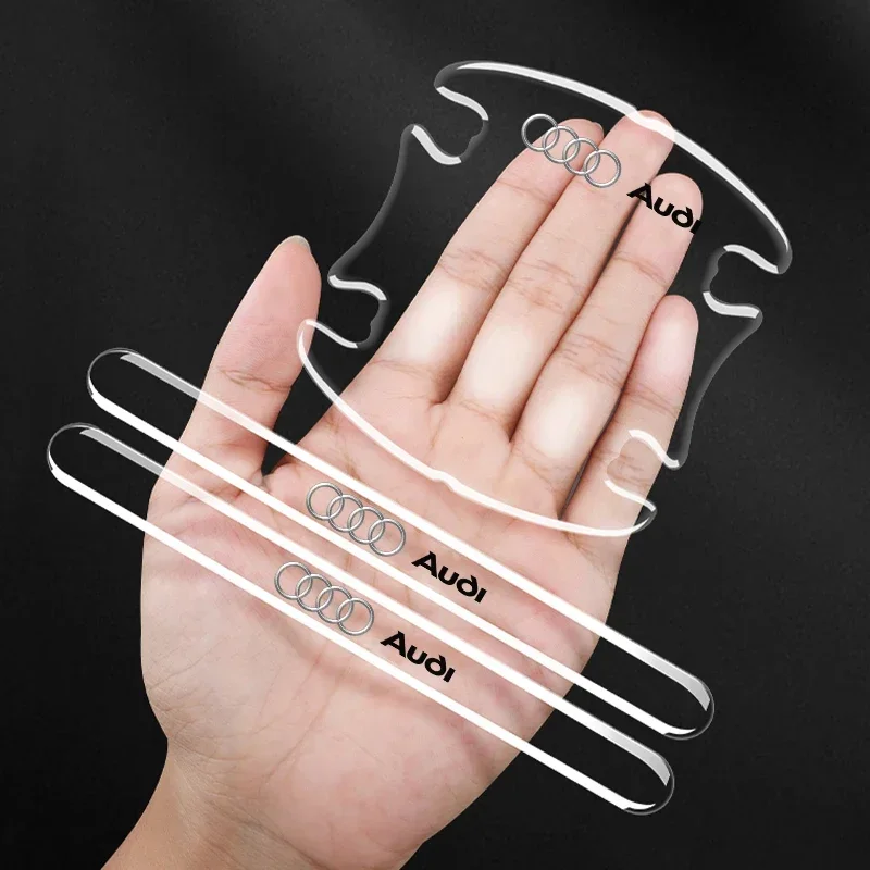 For Audi A4 B5 B6 A3 8P 8V 8L A5 A6 C6 C5 A1 A7 A8 Q2 Q3 TT Car Door Edge Anti Scratch Collision Protection Strip Stickers thumbnail 2