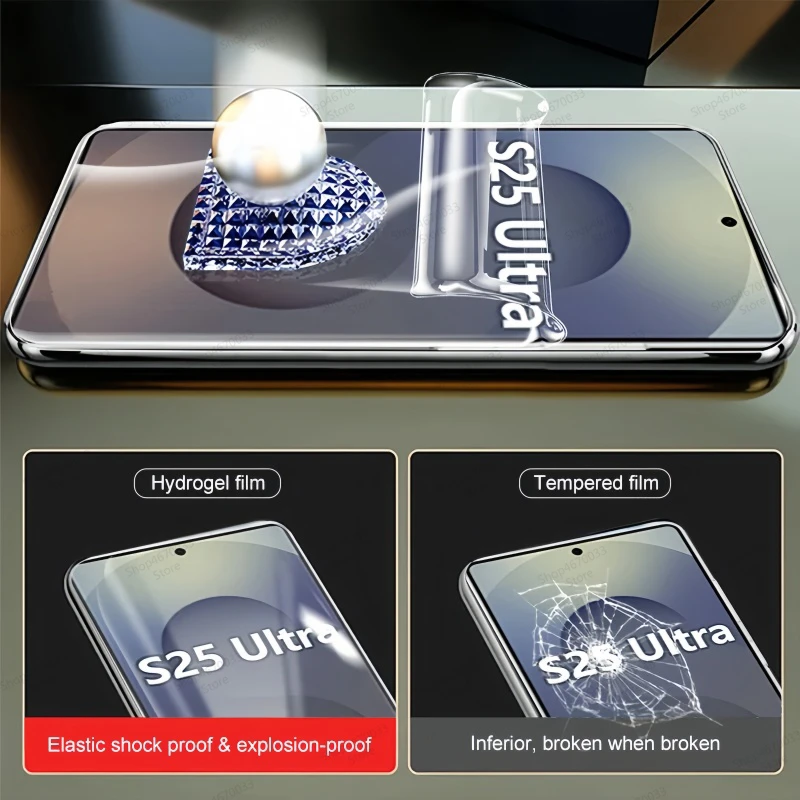 4PCS Hydrogel Film For Samsung Galaxy S26 S25 S24 S23 S22 S21 S20 Ultra Plus FE Edge Note 20 Screen Protector Phone Accessories thumbnail 6