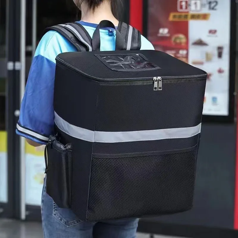 35L Extra Large Thermal Food Bag Cooler Bag Refrigerator Box Fresh Keeping Food Delivery Backpack Insulated Cool Bag