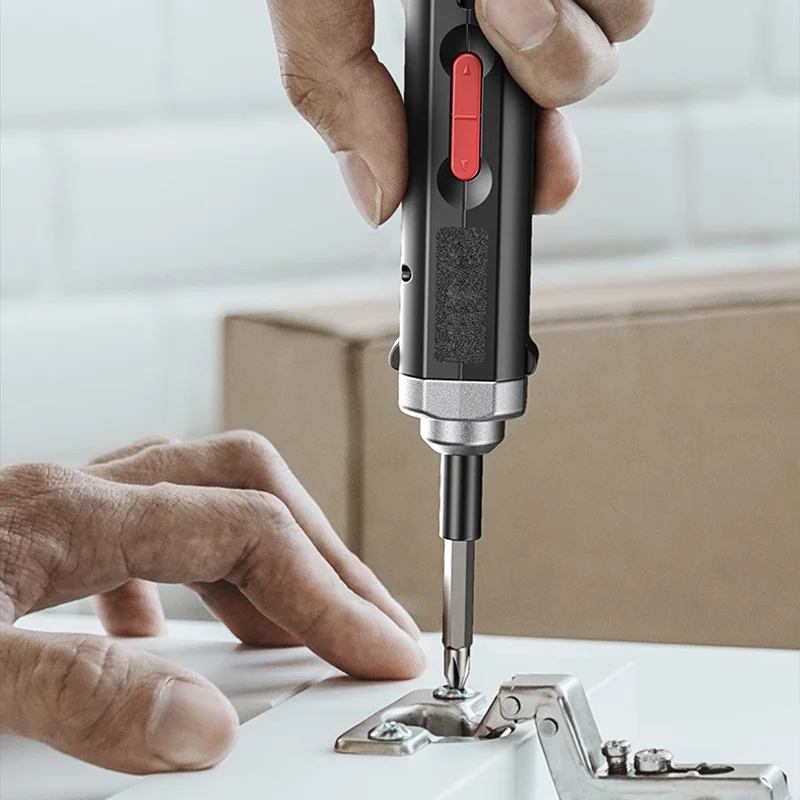 Electric Screwdriver Cordless, Rechargeable Power Screwdrivers Set, Automatic Home Repair USB Cable Tool Kit with LED Lights thumbnail 2