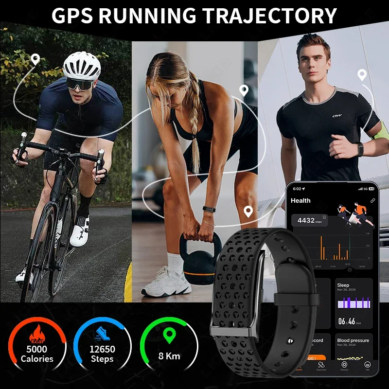 Smart Watch Men Women Fitness Smart Bracelet Sports Band Heart Rate Blood Pressure Monitor Waterproof Multifunction Watches thumbnail 3