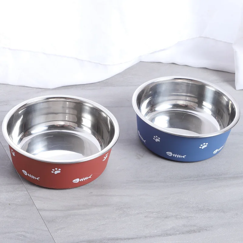 1PC Stainless Steel Dog Bowls, Non Slip Pet Feeder Bowl,Water Food Bowls for Dogs thumbnail 6
