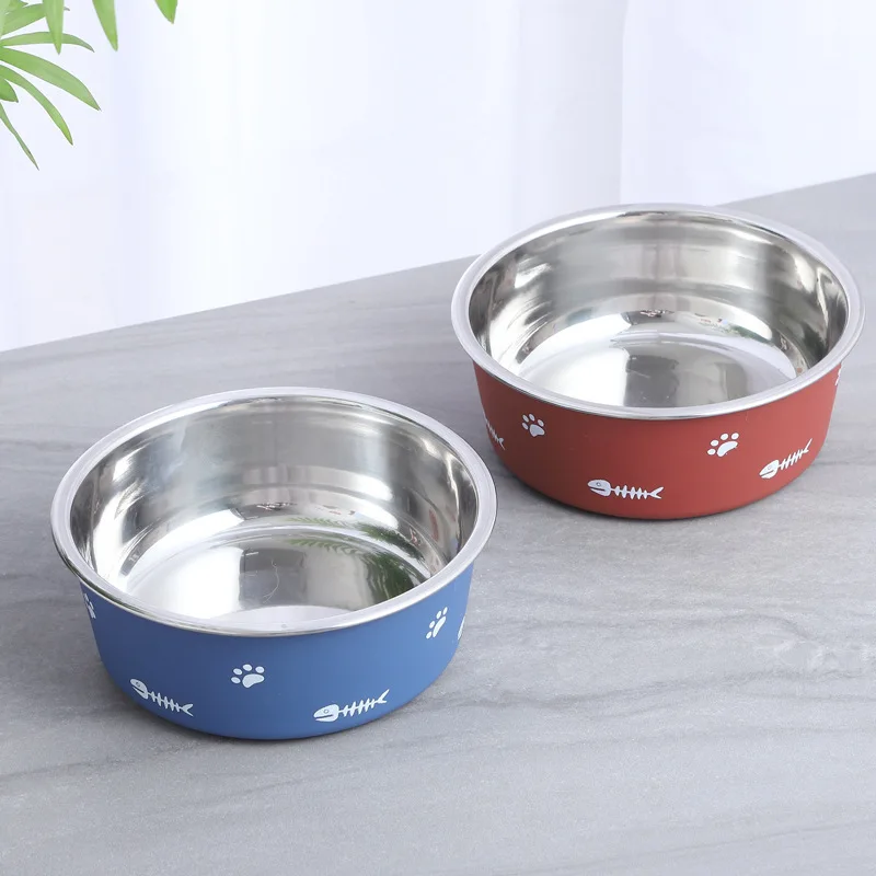 1PC Stainless Steel Dog Bowls, Non Slip Pet Feeder Bowl,Water Food Bowls for Dogs thumbnail 4