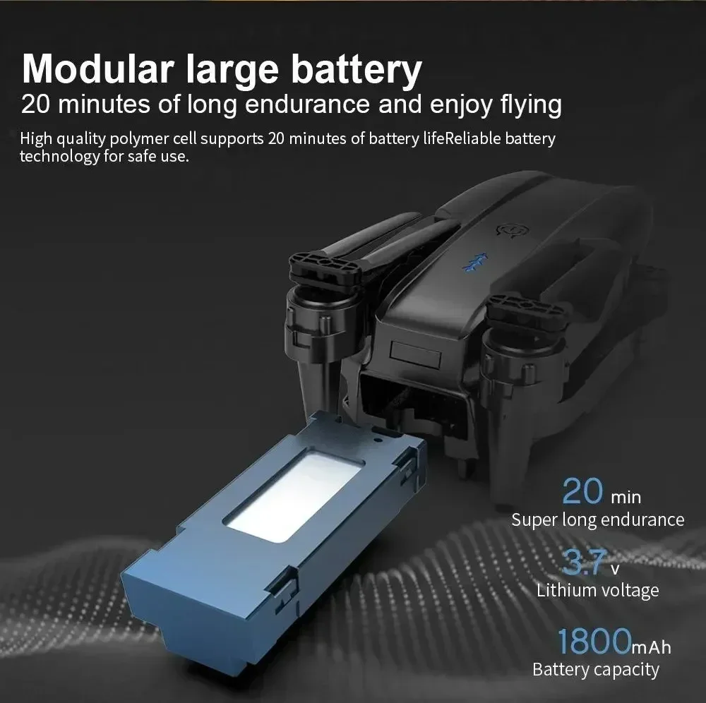 E99 Pro Drone Quadcopter Remote Control Handle Four Axis Aircraft HD 4K Photography UAV Altitude Fixation Helicopter Toys thumbnail 4