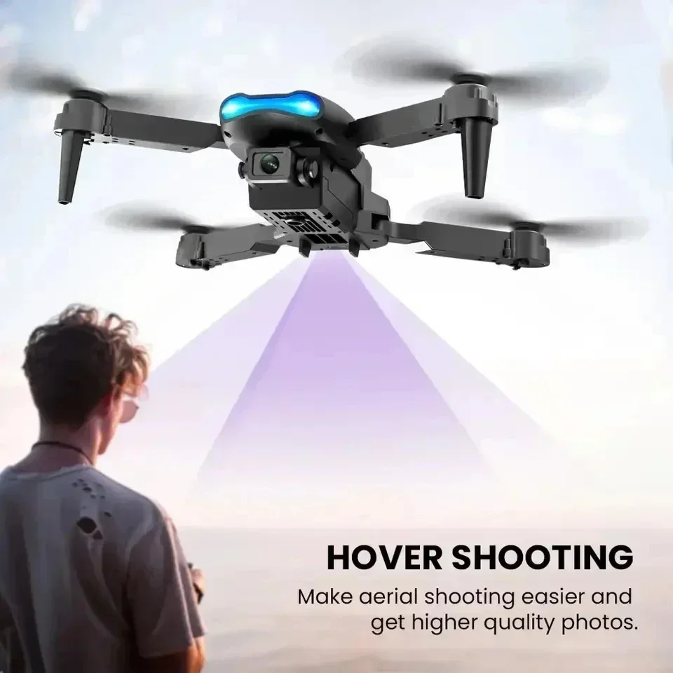 E99 Pro Drone Quadcopter Remote Control Handle Four Axis Aircraft HD 4K Photography UAV Altitude Fixation Helicopter Toys thumbnail 6