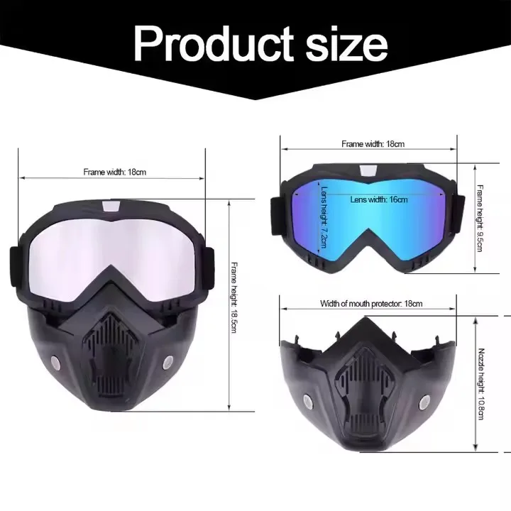 Black Shooting Paintball Tactical Mask Explosion Proof Hunting CS War Game Motorcycle Goggles Mask