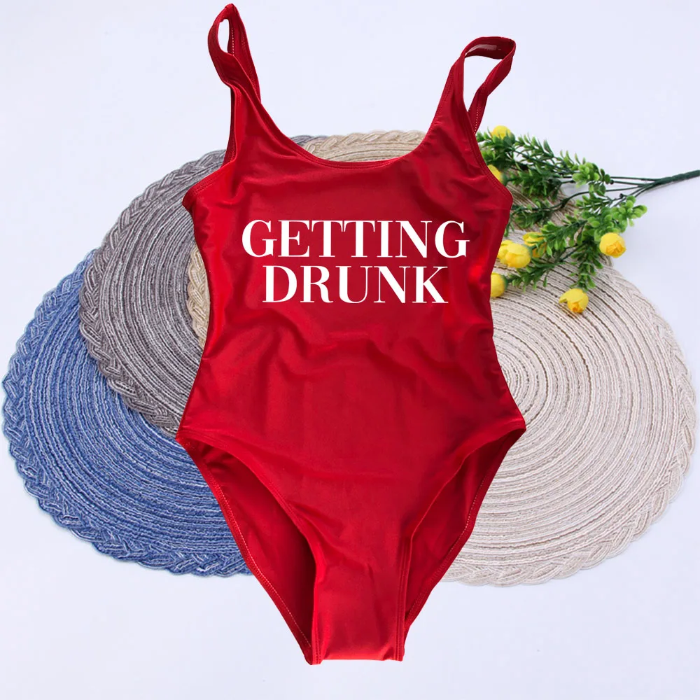Getting Married White Bride Swimsuits Women One Piece Wedding Bathing Suits Team Bridesmaid EVJF Bachelorette Hen Party Swimwear thumbnail 5
