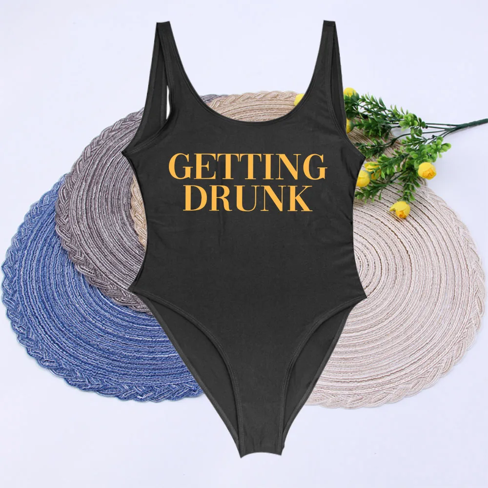 Getting Married White Bride Swimsuits Women One Piece Wedding Bathing Suits Team Bridesmaid EVJF Bachelorette Hen Party Swimwear thumbnail 6