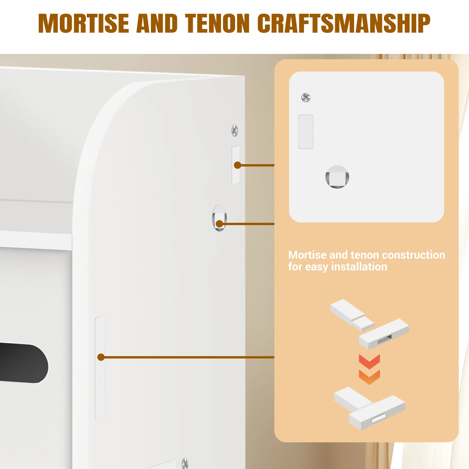 Bathroom Floor-To-Ceiling Pvc Storage Cabinet With 1 Door And 4 Tiers For Bathrooms, Living Rooms, Kitchens And Toilets thumbnail 6