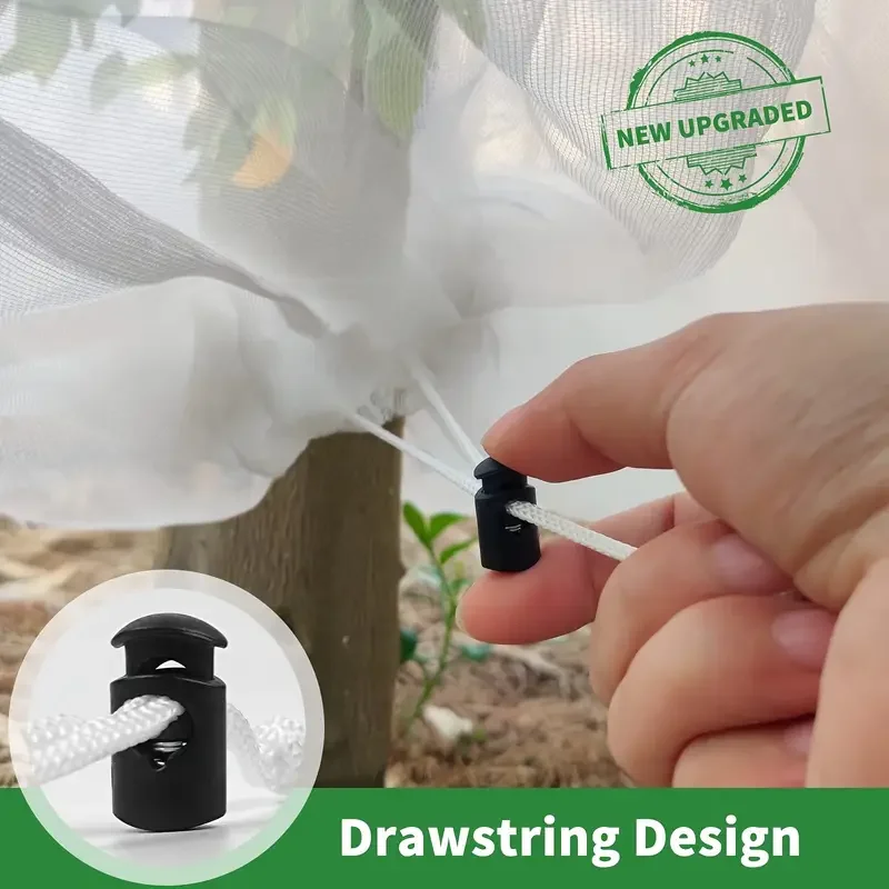 Nylon Plant Protection Netting Mesh Bag Cover for Fruit Vegetable Tree Strawberry Grapes Pest Control Anti-Bird Gardening Tools thumbnail 2
