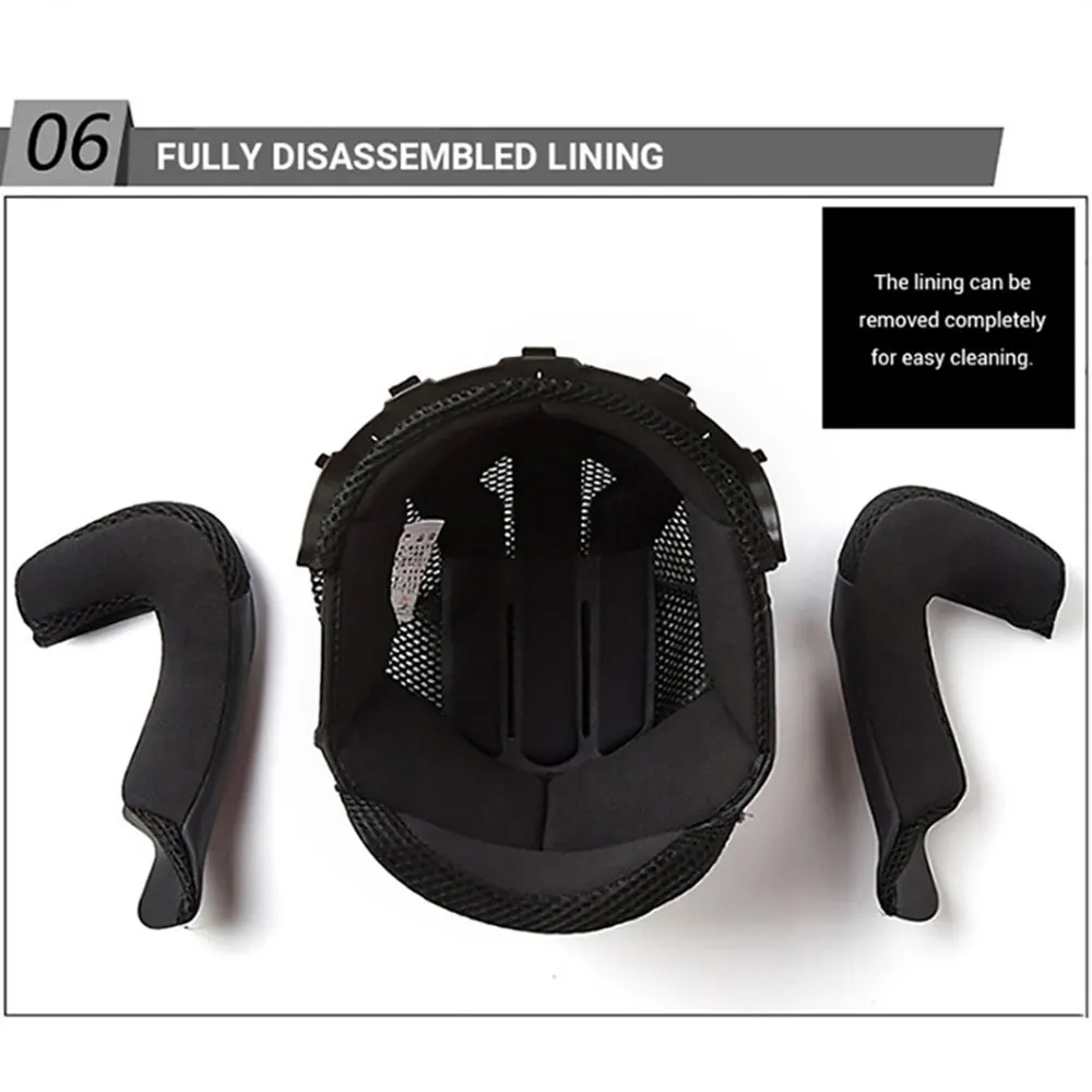 men's Motorcycle helmets casque de moto DOT Approved Open face Double lens helmet Vintage casques man 3/4 casco Removable lining thumbnail 5