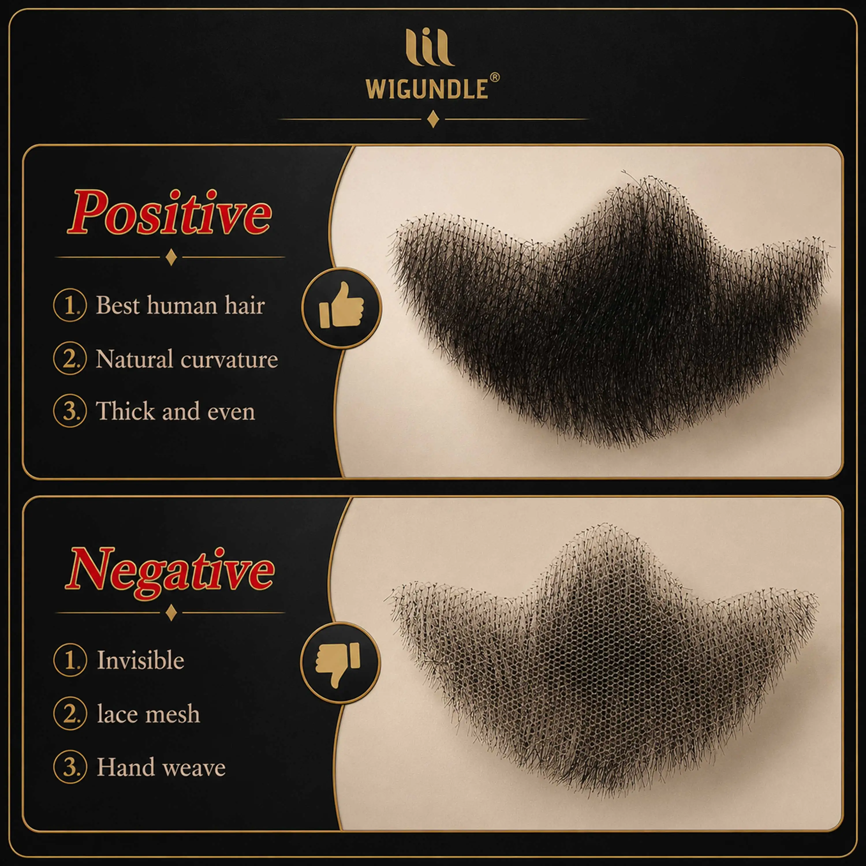 No Glue Fake Beard Trimmable No itching Fake Mustache Realistic Faux Facial Hair for Men Theatrical/Holiday/Drama/Party/Movie thumbnail 6