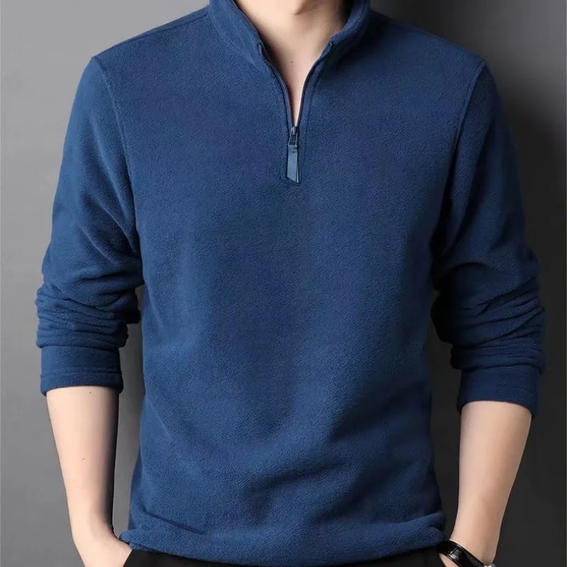 Sweatwear Mens Anti-pilling High Quality Knitted Turtleneck Sweater Slim Fit Long Sleeve Pullover Solid Color Trend Men Clothing thumbnail 4
