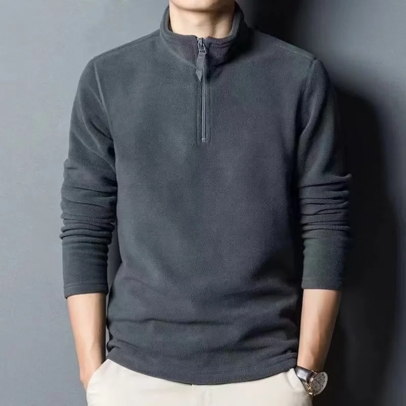 Sweatwear Mens Anti-pilling High Quality Knitted Turtleneck Sweater Slim Fit Long Sleeve Pullover Solid Color Trend Men Clothing thumbnail 2