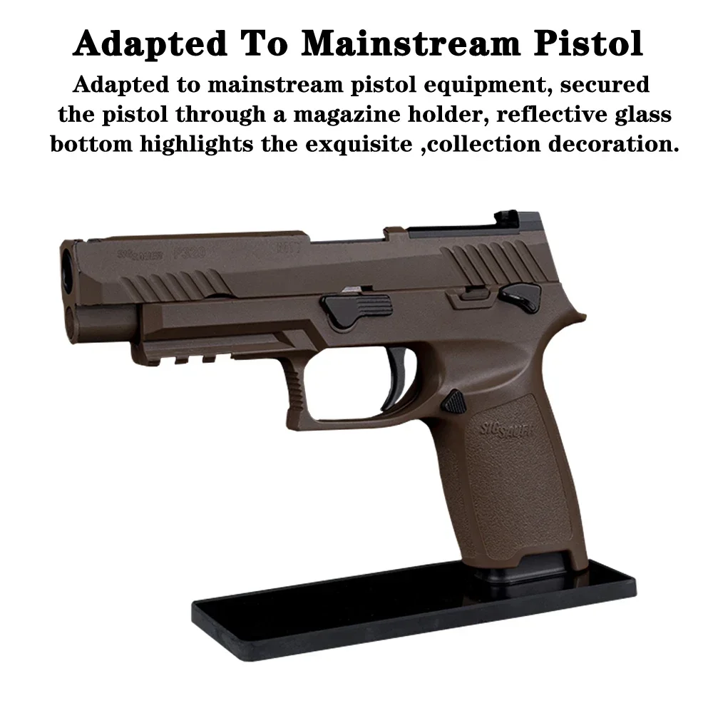 Tactical P Display Stand Shooting Pistol Ornaments Props Safe Storage Bracket Magazine Position Fixed Collection Decoration Rack thumbnail 3