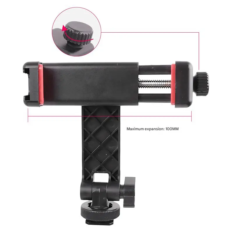 Camera Hot Shoe Phone Tripod Mount Holder Mobile Smartphone Support Cold Shoe Adapter for Iphone Samsung Photography Accessories thumbnail 4