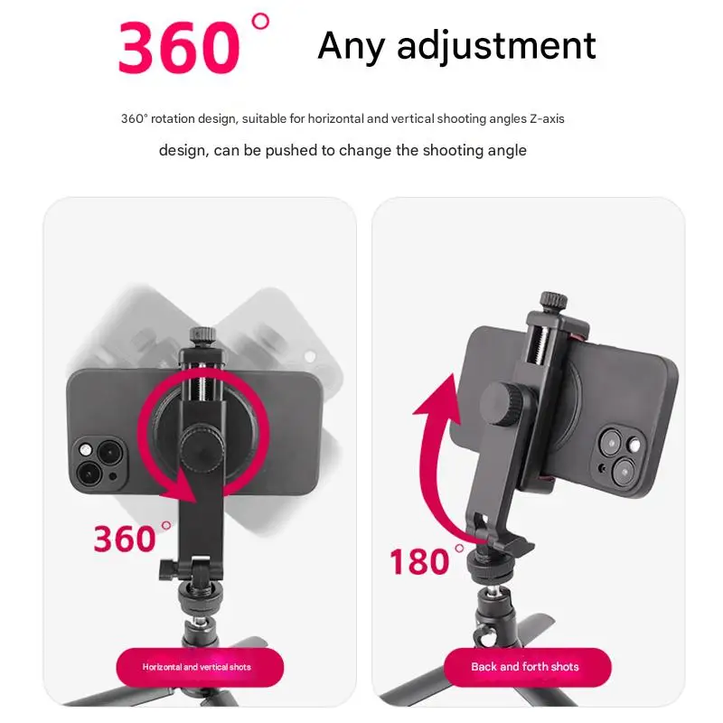 Camera Hot Shoe Phone Tripod Mount Holder Mobile Smartphone Support Cold Shoe Adapter for Iphone Samsung Photography Accessories thumbnail 3