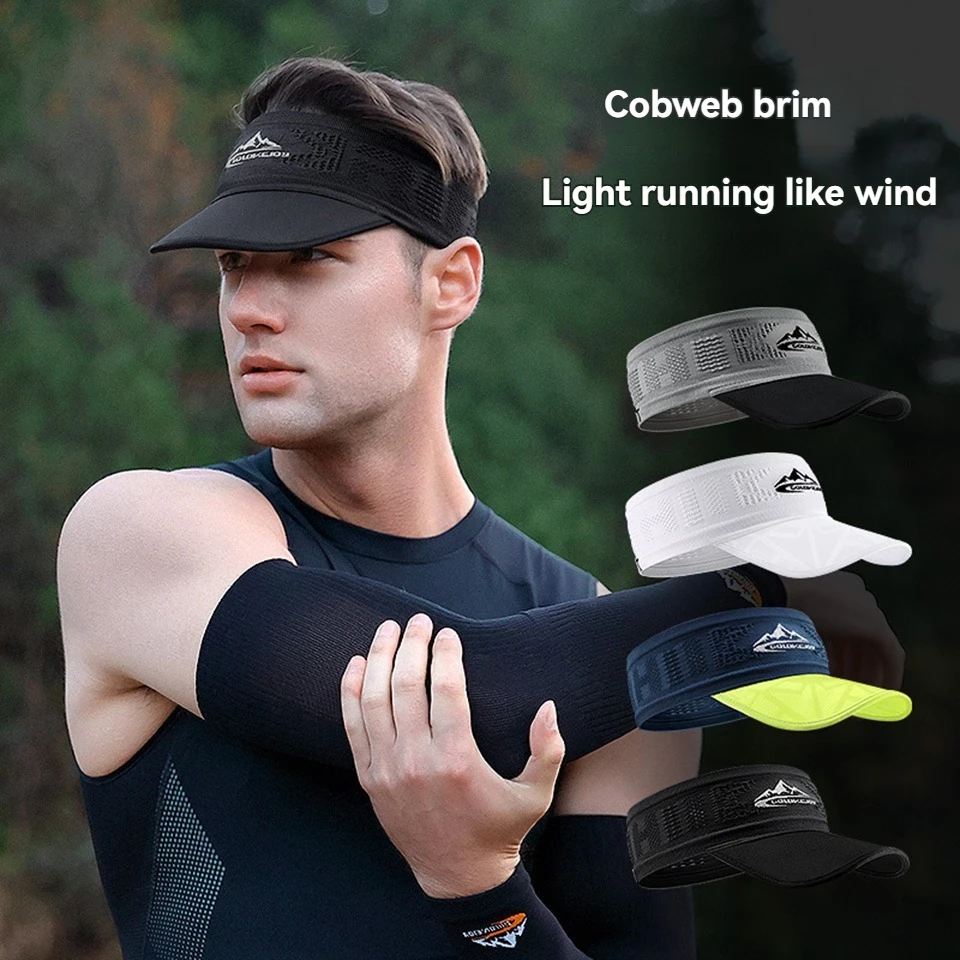 GTUBIKE Cool Elastic Sports Visor Elastic Non-slip Headband Outdoor Running Sweat-absorbent and Breathable Anti-perspirant Belt thumbnail 6