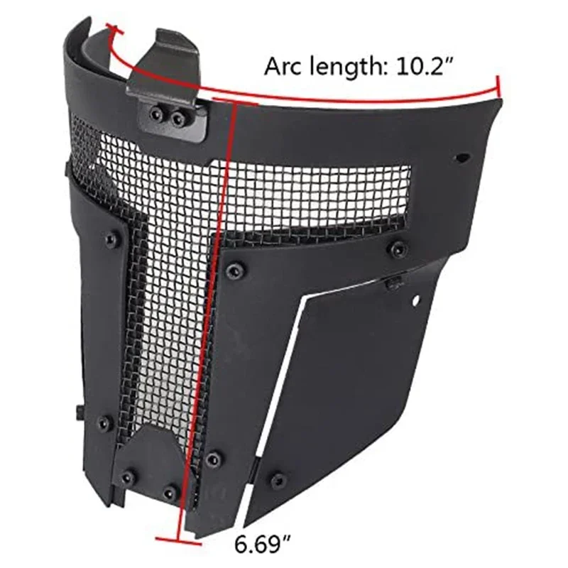 Tactical Mask Half Face Cover Fit for Fast Helmet Airsoft Paintball CS Shooting Hunting Accessories thumbnail 4