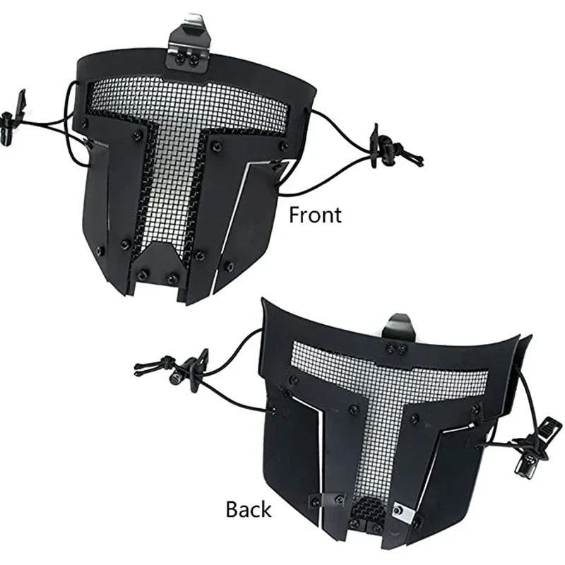 Tactical Mask Half Face Cover Fit for Fast Helmet Airsoft Paintball CS Shooting Hunting Accessories thumbnail 2