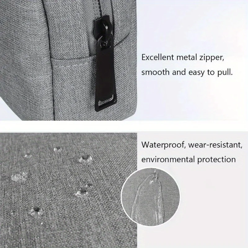 Waterproof Digital Accessories Storage Bag Large Capacity Portable Travel Carrying Organizer Bag for Mobile Phone USB Cable Band thumbnail 4