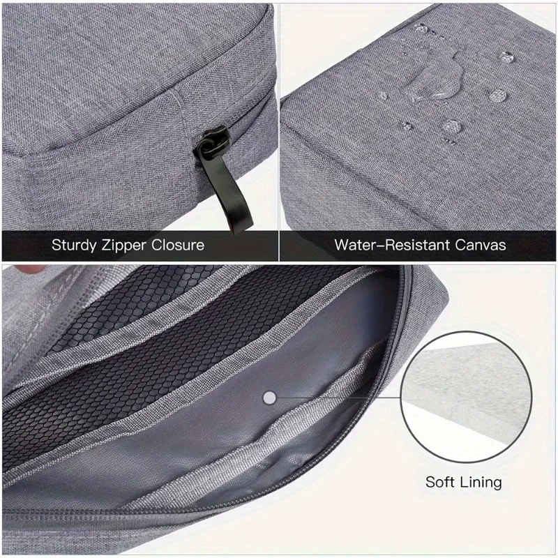 Waterproof Digital Accessories Storage Bag Large Capacity Portable Travel Carrying Organizer Bag for Mobile Phone USB Cable Band thumbnail 5