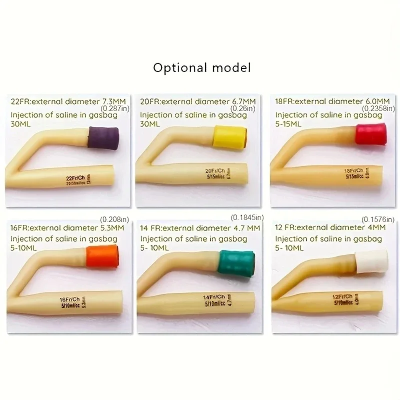 10 pcs/box Urincatheter Medical Two-way Latex Foley Catheter Urine Catheter thumbnail 5