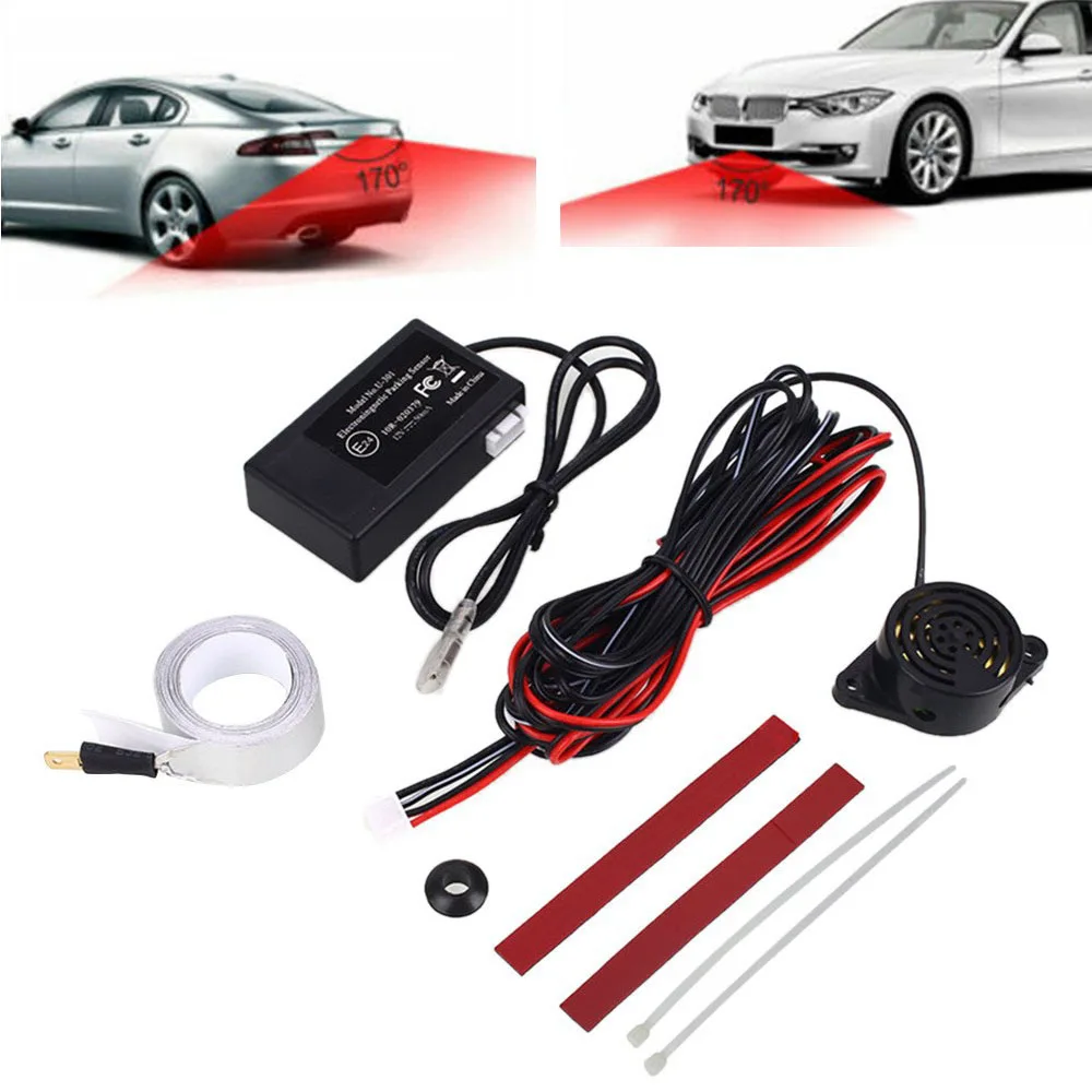 Car Electromagnetic Parking Sensor No Drill Hole Car Reverse Parking Radar Sensors Backup Radar System Easy Install thumbnail 3