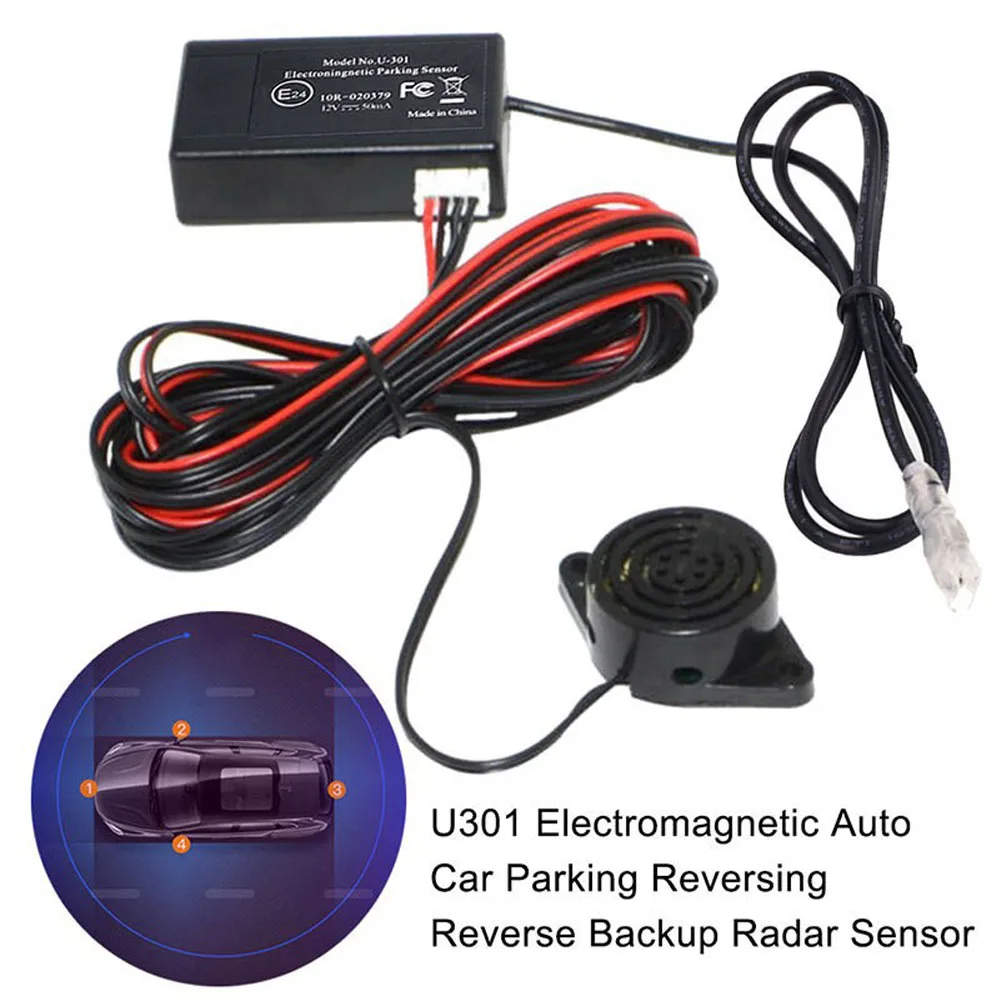 Car Electromagnetic Parking Sensor No Drill Hole Car Reverse Parking Radar Sensors Backup Radar System Easy Install thumbnail 6
